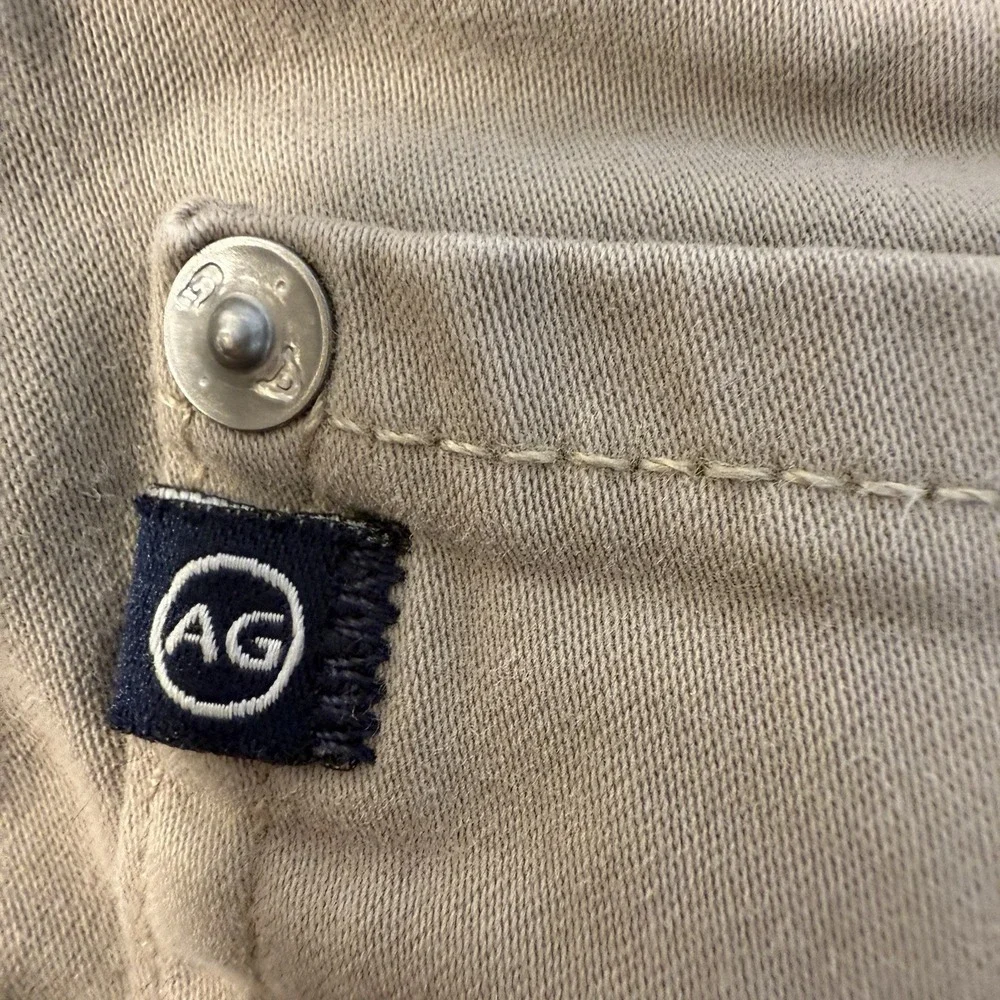 Men's Pants 31x34 AG Adriano Goldschmied The Protege Beige Casual Stretch Blend‎